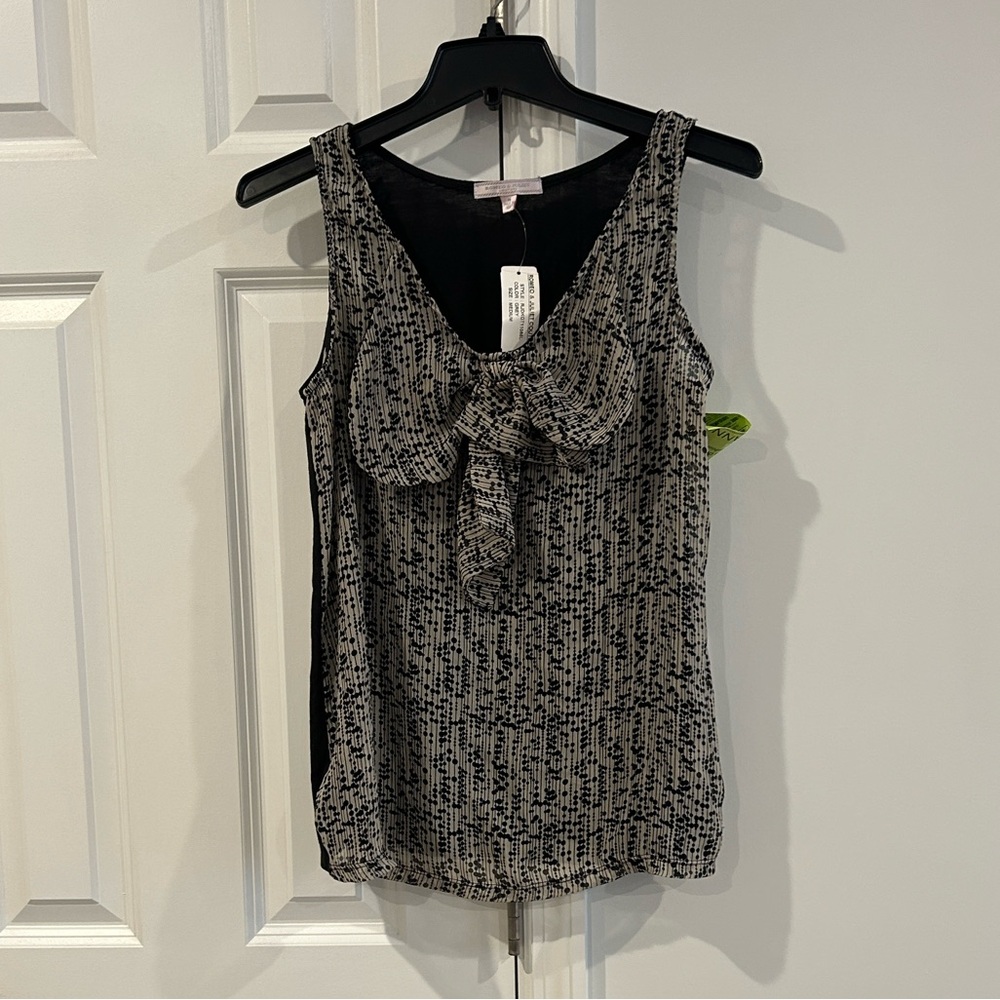 NWT Romeo & Juliet Sheer Tank Top Ruffles